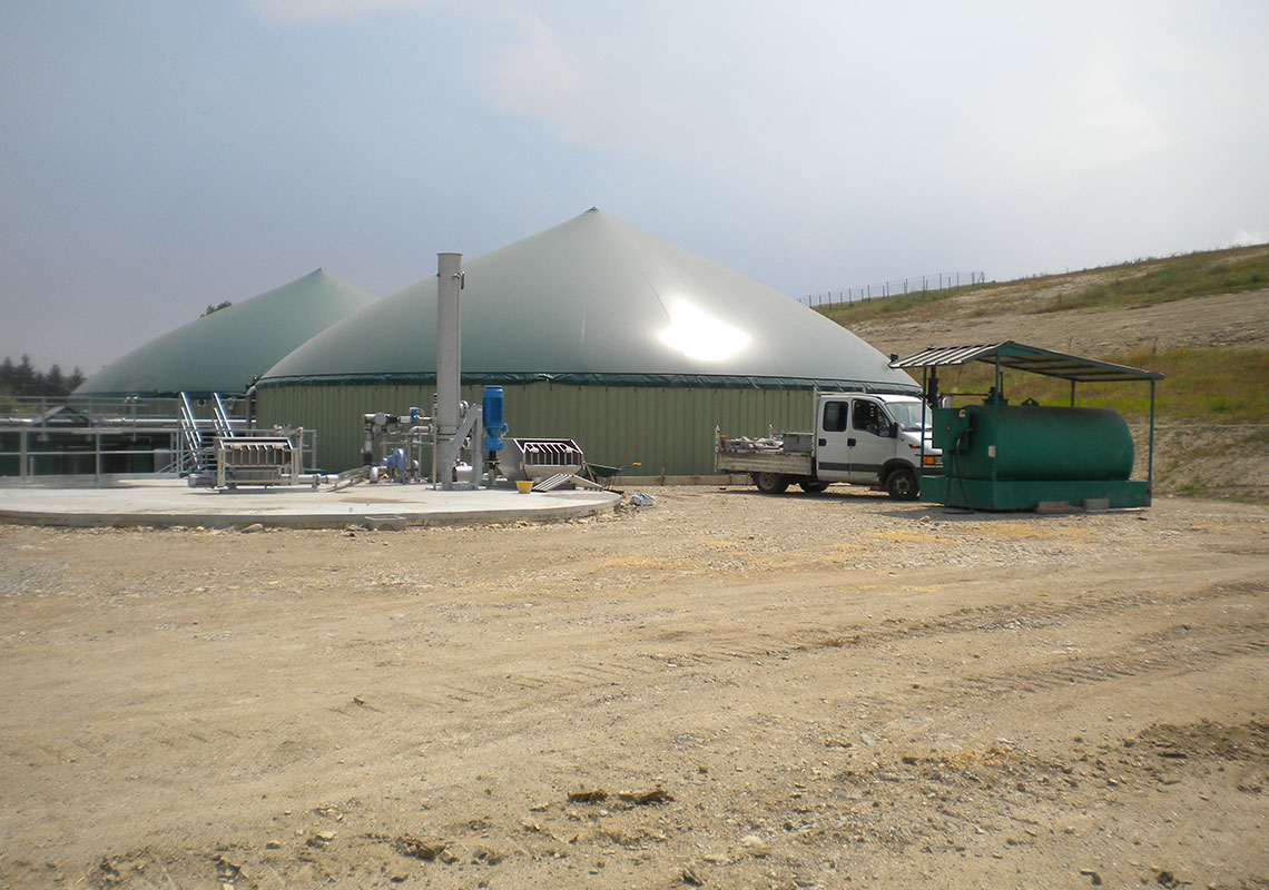 ricovar impianto per produzione energia biogas